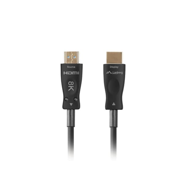 HDMI-kabel Lanberg CA-HDMI-30FB-0100-BK Sort 10 m