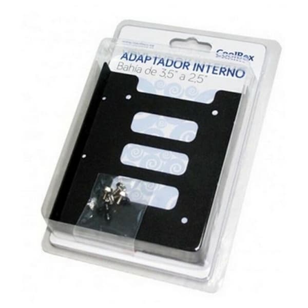 2,5" til 3,5" Metal Hard Drive Adapter CoolBox COO-AB3525M Sort