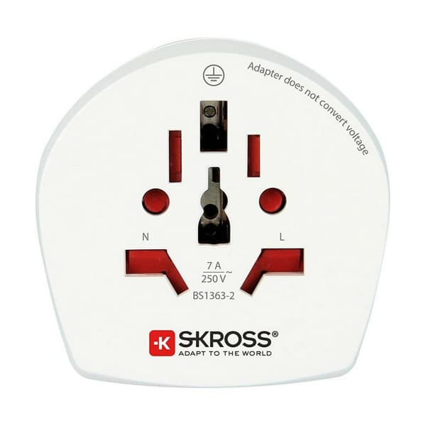 Nåværende Adapter Skross 1500225-e Internasjonal Storbritannia