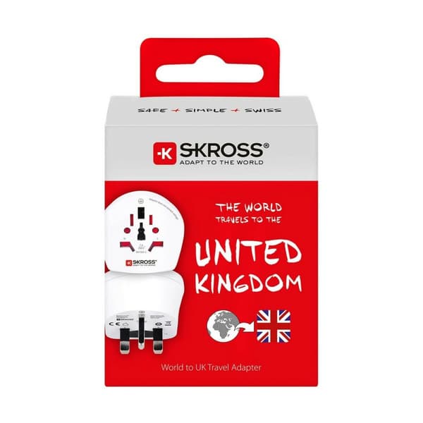 Nåværende Adapter Skross 1500225-e Internasjonal Storbritannia