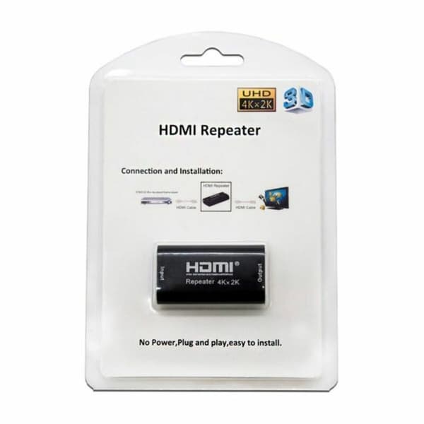 HDMI forsterker NANOCABLE 10.15.1201 Svart