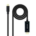 Miniatyrbilde 1 av 3: USB-C til HDMI Kabel NANOCABLE 10.15.5132 Svart 1,8 m 4K Ultra HD