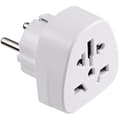 Miniatyrbild 2 av 2: Ewent reseadapter, världsadapter till Europa, USA/UK/AUS/Kina/Japan/Schweiz etc. till Schuko-uttag (FR/IT/ES/DE/EU)