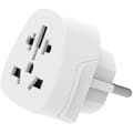 Miniatyrbild 1 av 2: Ewent reseadapter, världsadapter till Europa, USA/UK/AUS/Kina/Japan/Schweiz etc. till Schuko-uttag (FR/IT/ES/DE/EU)