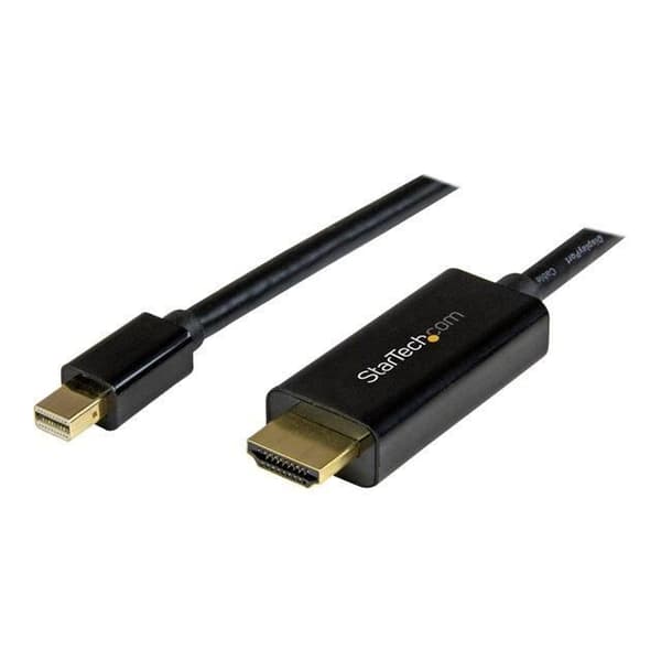 Mini DisplayPort till HDMI-adapterkabel - STARTECH.COM - 1 m - 4K - Svart - Hane/Hane