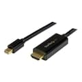 Miniatyrbild 2 av 2: Mini DisplayPort till HDMI-adapterkabel - STARTECH.COM - 1 m - 4K - Svart - Hane/Hane