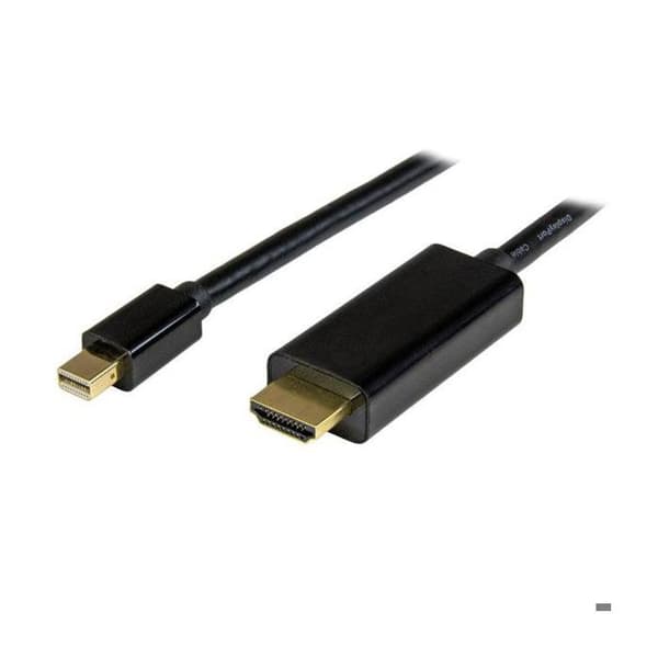 Mini DisplayPort till HDMI-adapterkabel - STARTECH.COM - 1 m - 4K - Svart - Hane/Hane