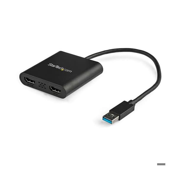 StarTech.com USB till Dual HDMI - 4K - USB till HDMI Adapter - Externt grafikkort - USB 3.0 till HDMI (USB32HD2)
