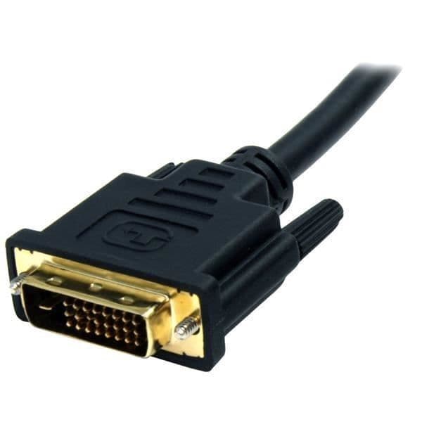 Adapterkabel - StarTech - DP2DVI2MM6 - 1,8 m - Upplösning 1920 x 1200 - Guldconnector