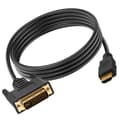 Miniatyrbild 1 av 4: 2m HDMI hane till DVI hane videoadapter, Full HD 1080p