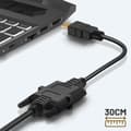 Miniatyrbild 4 av 4: 30 cm HDMI hane till DVI hona videoadapter, Full HD 1080p