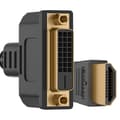 Miniatyrbild 2 av 4: 30 cm HDMI hane till DVI hona videoadapter, Full HD 1080p