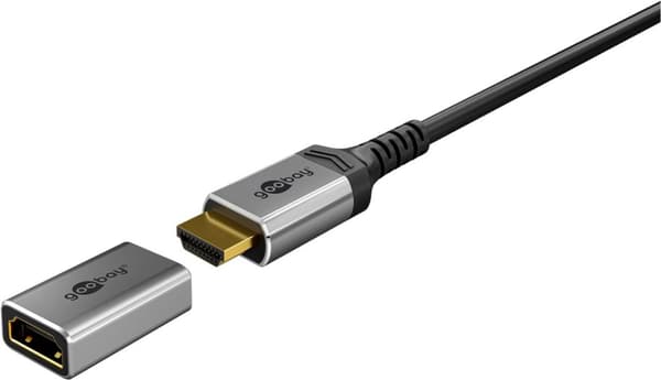 HDMI™-adapter, kontakt, gullbelagt, 8K ved 60 Hz