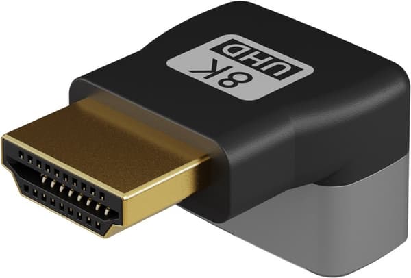 HDMI™ vinkeladapter 270° vertikal, 8K/60Hz