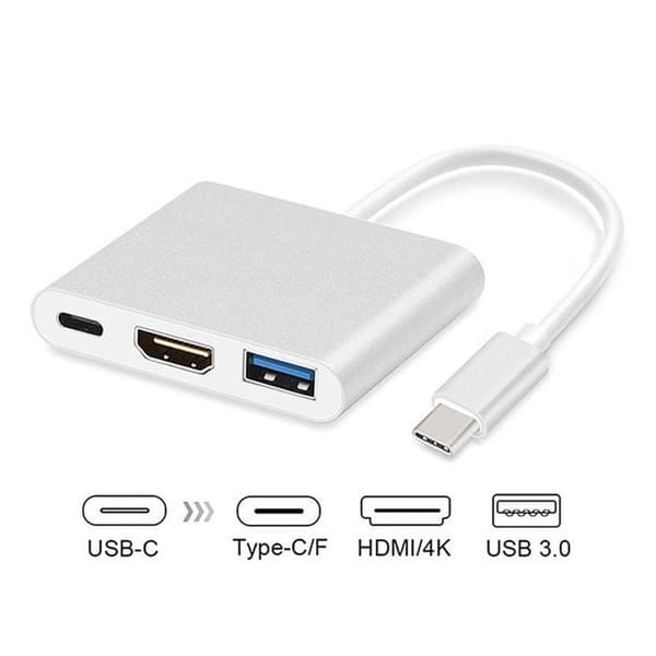 USB-C - HDMI / USB 3.0 / Maclean MCTV-8-adapter