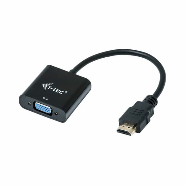 HDMI til VGA i-Tec HDMI2VGAADA Sort 15 cm
