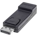 Miniatyrbild 1 av 2: DisplayPort till HDMI-adapter - Manhattan - Svart - 1080p - UL-certifierad - Guldpläterade kontakter