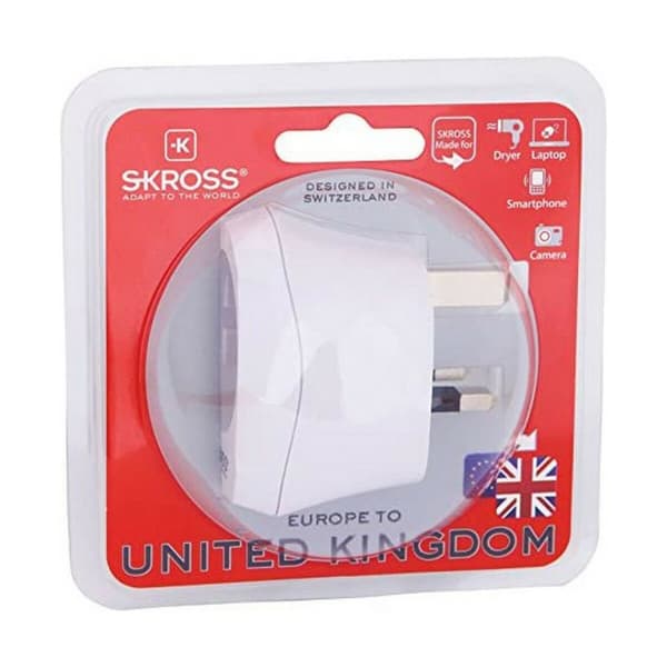 Eladapter Skross 1500230-E Europeisk Storbritannien