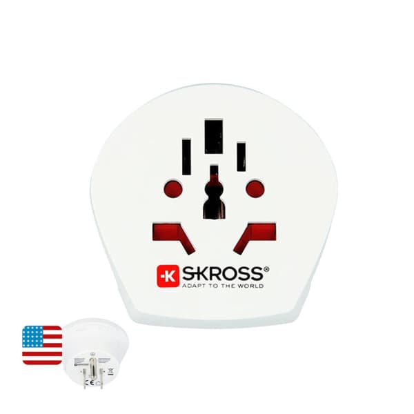 Virta-adapteri Skross 1.500221-E Yhdysvallat Kansainvälinen