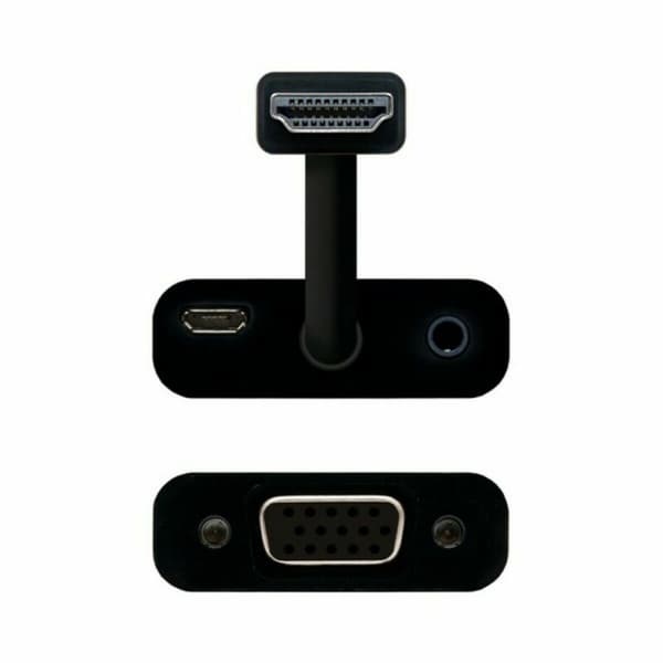 HDMI - SVGA audioadapteri NANOCABLE 10.16.2001-BK