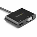 Miniatyrbild 2 av 3: Adapter Display Port till HDMI/VGA Startech DP2VGAHD20           4K Ultra HD Svart