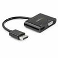 Miniatyrbild 1 av 3: Adapter Display Port till HDMI/VGA Startech DP2VGAHD20           4K Ultra HD Svart