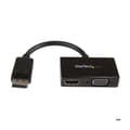Miniatyrbild 3 av 3: Ljud-/videoadapter - STARTECH.COM - 2-i-1-omvandlare - DisplayPort till HDMI/VGA - Svart