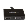 Miniatyrbild 2 av 3: Ljud-/videoadapter - STARTECH.COM - 2-i-1-omvandlare - DisplayPort till HDMI/VGA - Svart
