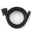 Miniatyrbillede 5 af 9: HDMI til DVI-adapter GEMBIRD 5m, HDMI/DVI, M/M Sort 5 m