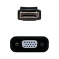 Miniatyrbild 1 av 2: DisplayPort till SVGA Adapter NANOCABLE 10.16.0602 Svart (15 cm)