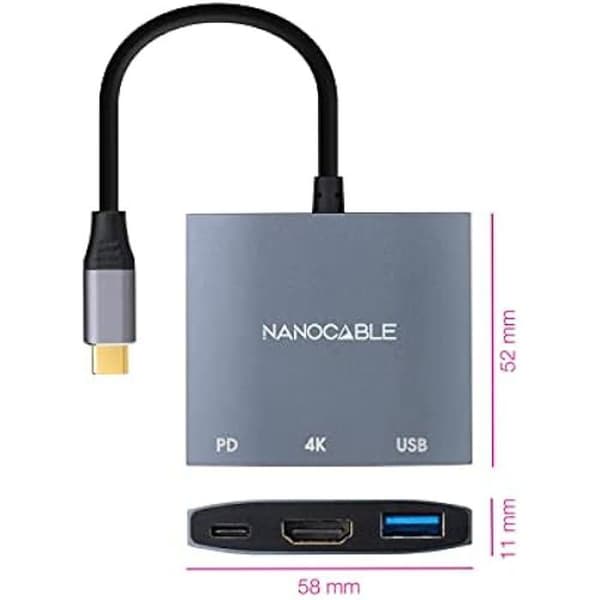 NANOCABLE 10.16.4306 4K Ultra HD USB-adapter