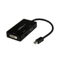 Miniatyrbild 1 av 2: 3-i-1 Mini DP till VGA / DVI / HDMI Adapter - Mini DP till VGA / DVI / HDMI Travel Converter - MDP2VGDVHD