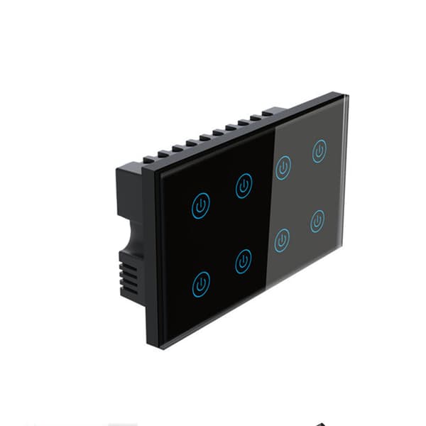 INF Smart Wifi Touch Switch - 8 Gang - DS-1431WN - Sort