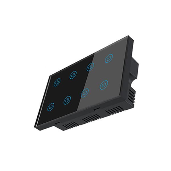 INF Smart Wifi Touch Switch - 8 Gang - DS-1431WN - Sort