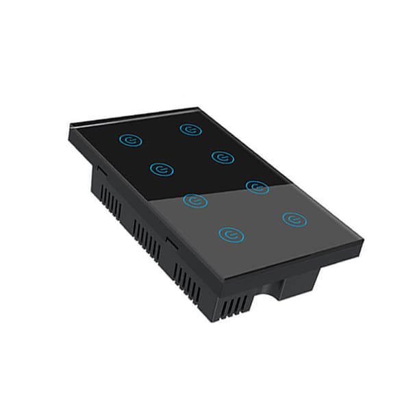 INF Smart Wifi Touch Switch - 8 Gang - DS-1431WN - Sort