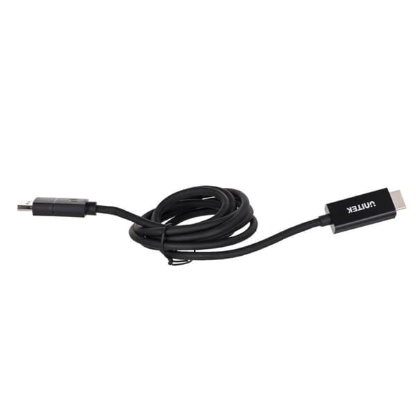 DisplayPort til HDMI kabel Unitek V1608A Sort 1,8 m