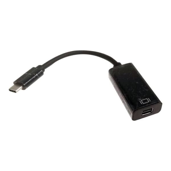 MicroConnect USB-C 3.1 Mini DisplayPort extern videoadapter Svart