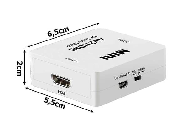 RCA till HDMI Omvandlare 1080p - Adapter