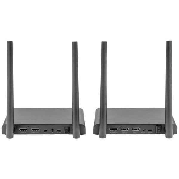Digitus DS-55328 HDMI trådlös överföringsset 150 m 3840 x 2160 Pixel Multi Viewer 4x, digital whiteboard-funktion