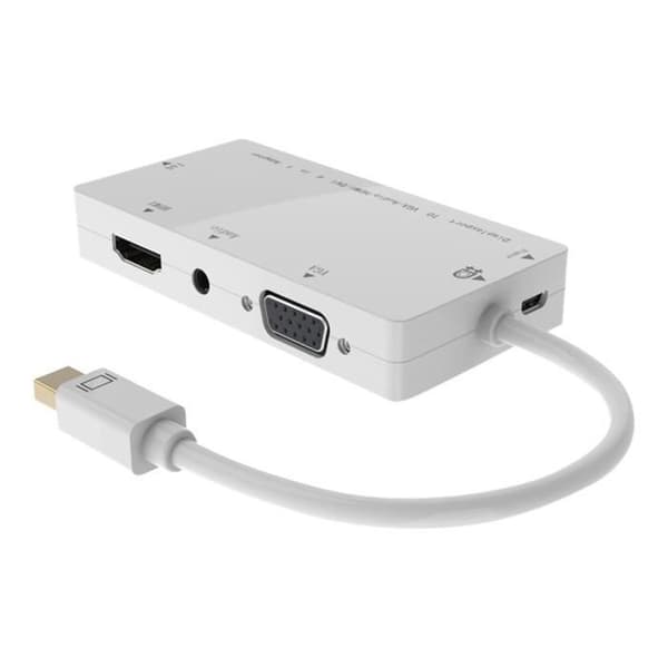 MicroConnect DisplayPort DVI, HDMI, DisplayPort, VGA videoomvandlare vit