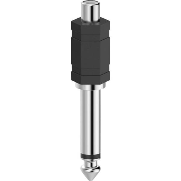 Ljudadapter - Hama - 00205188 - Cinch-RCA hona till 6,35 mm hanuttag - svart