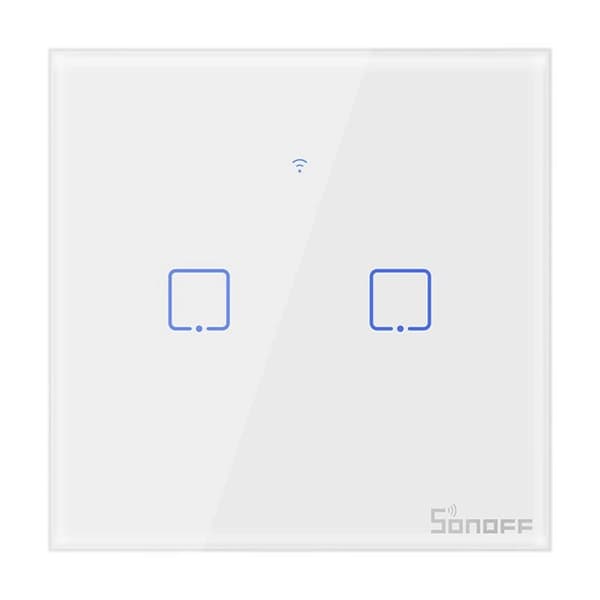 Smart Switch WiFi Sonoff T0 EU TX (2-kanals)