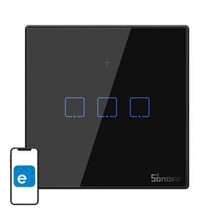 Smart Switch WiFi + RF 433 Sonoff T3 EU TX (3-kanaler)