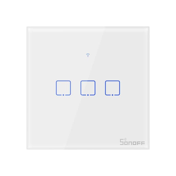 Smart Switch WiFi Sonoff T0 EU TX (3-kanavainen)
