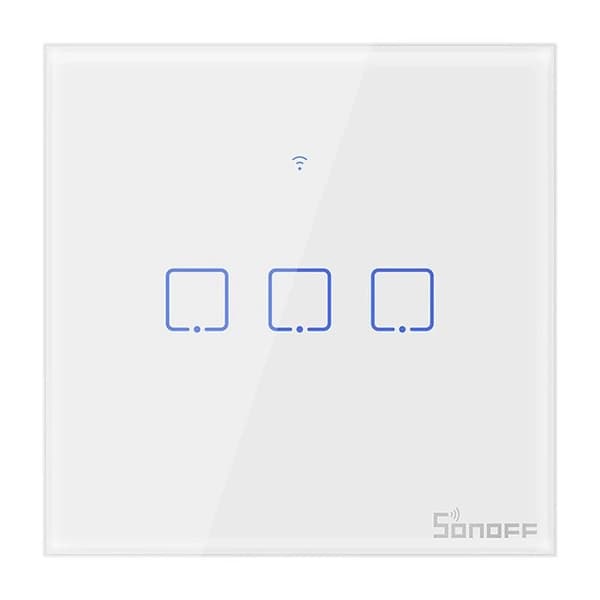Smart Switch WiFi Sonoff T0 EU TX (3-kanavainen)