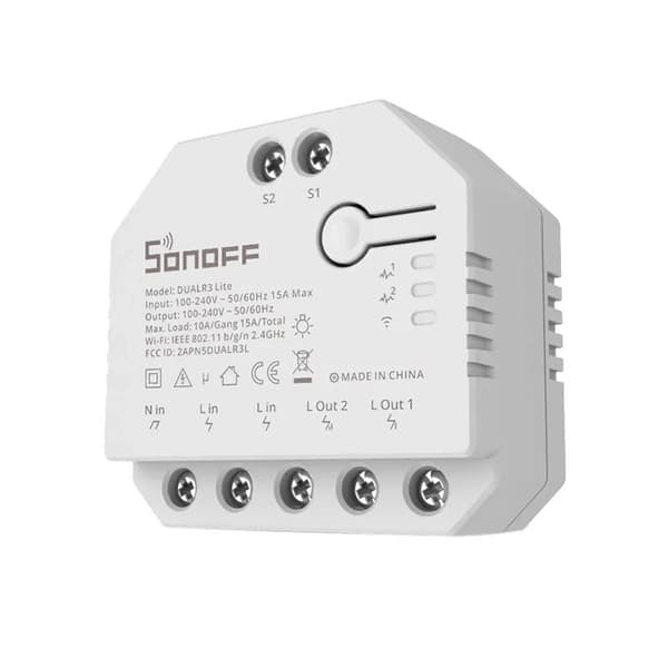 Smart Wi-Fi switch WiFi Sonoff Dual R3 Lite