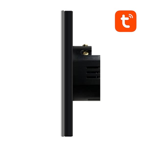 Smart Light Switch WiFi Avatto TS02-EU-B1 1 Way TUYA (svart)
