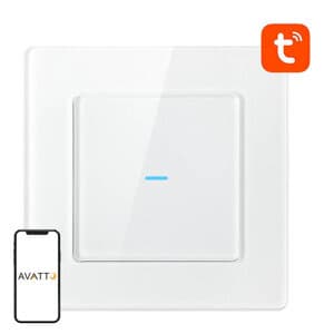 Älykäs valokytkin WiFi Avatto N-TS10-W1 1-suuntainen TUYA (valkoinen)