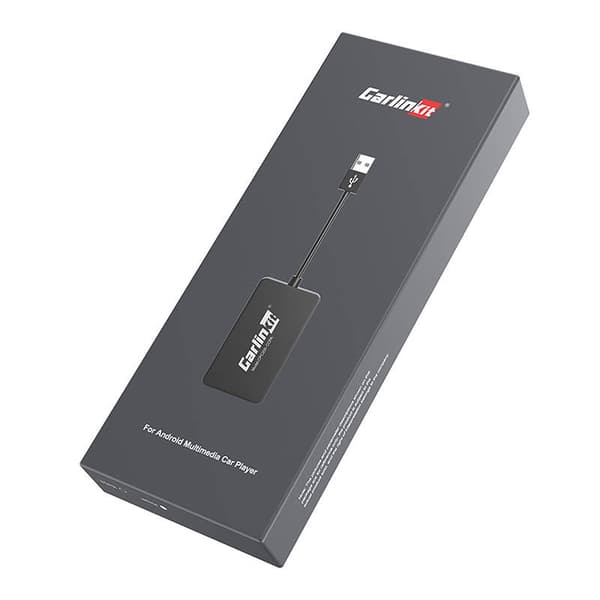 Carlinkit CCPA trådlös adapter Apple Carplay/Android Auto (svart)