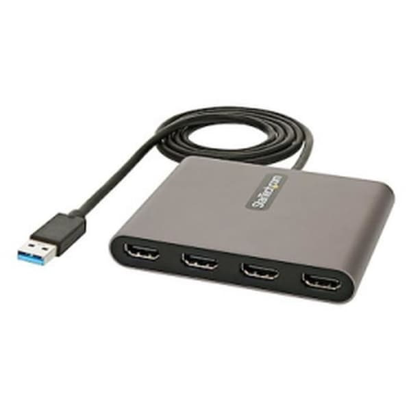 StarTech.com - USB32HD4 - USB 3.0 till 4x HDMI-adapter - USB Typ-A till Quad HDMI Converter